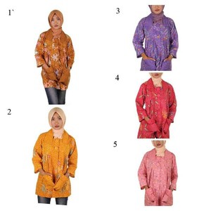 Blouse Batik Tulis I Blouse Kerja Wanita Batik Tulis Puspa