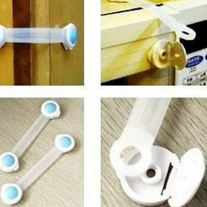 Pengaman Pengunci Pintu Laci Lemari Baby Safety Lock Smile