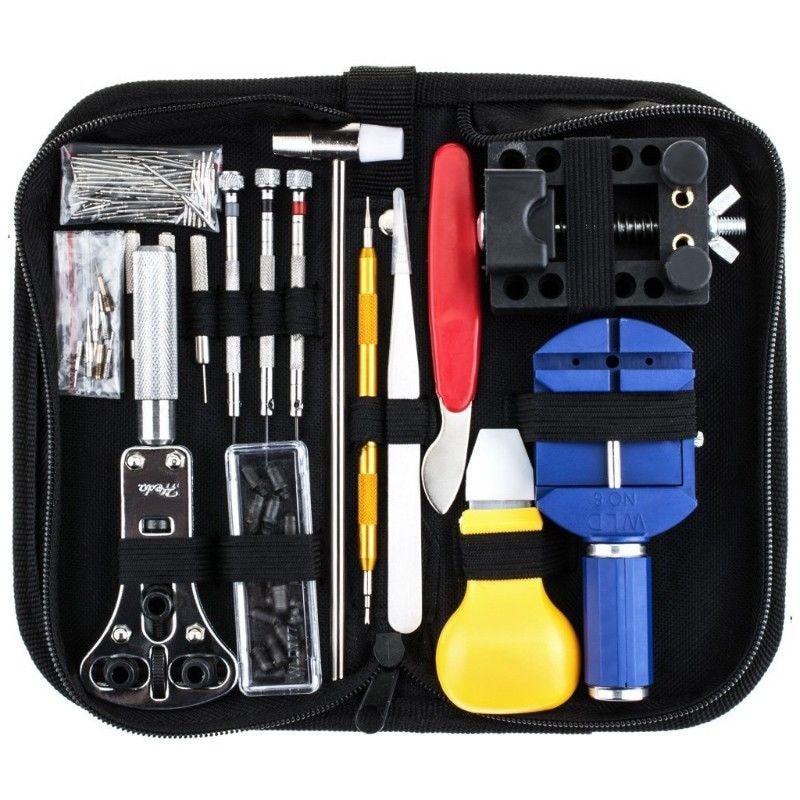 Peralatan Reparasi Jam Tangan Watch Repair Tool Kit Set