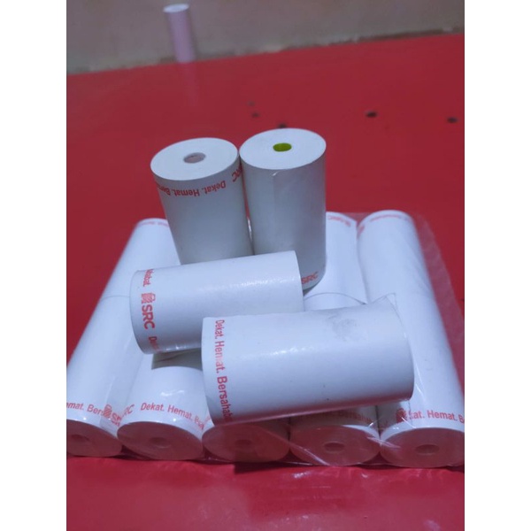 

Kertas Struk Thermal EDC Bluetooth Logo SRC 58x30 Coreles Mesin,58mm