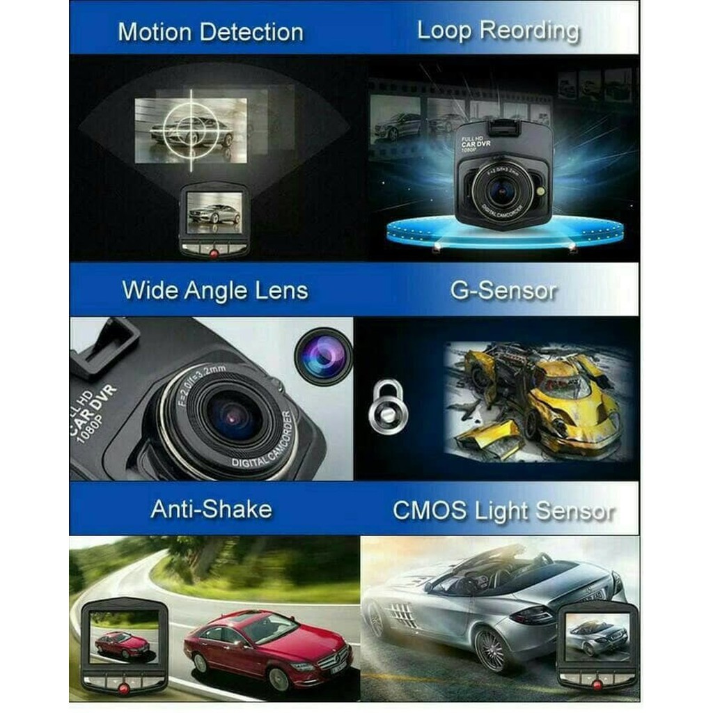 kamera mobil cctv kendaraan interior camera mobil full hd Black box