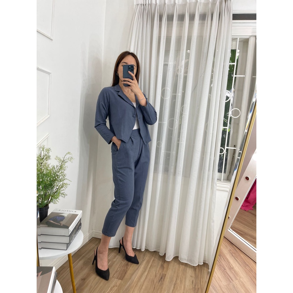 GBY CLOTHING - WINSHA ONE SET-MIDNIGHTBLUE