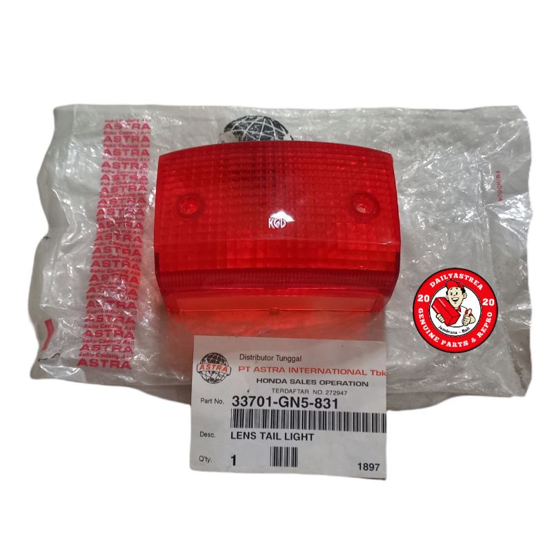 Kaca Mika Stop Lamp Lampu Belakang Astrea Grand Legenda Original Astra 33701-GN5-831