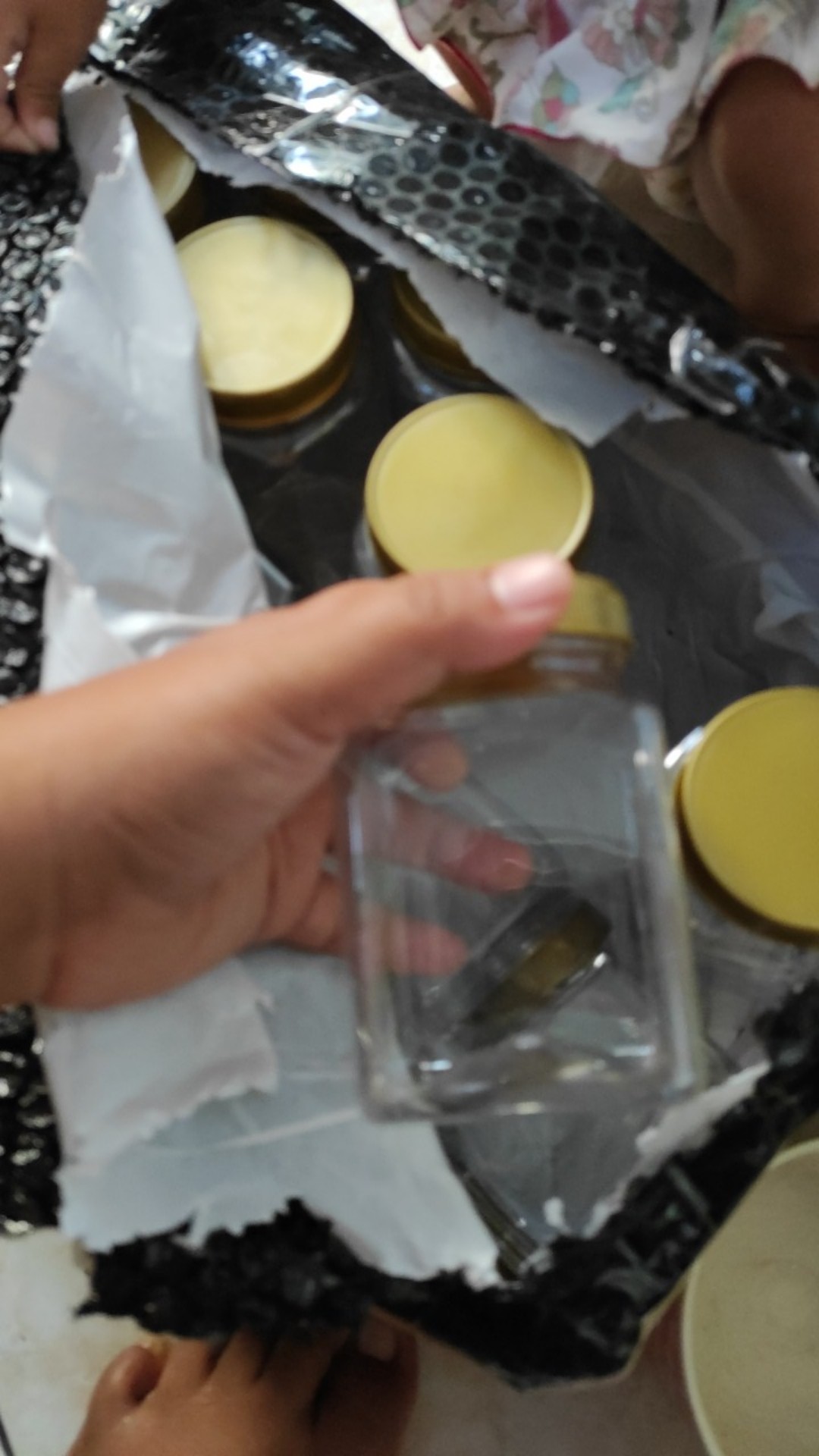 Toples Plastik Kotak 340ml - Toples Sambal/bumbu/selai/kue/parsel/coklat