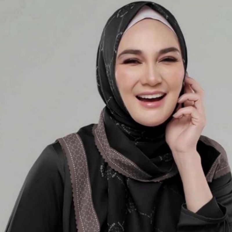 HIJAB Segiempat VOAL MOTIF Luna series