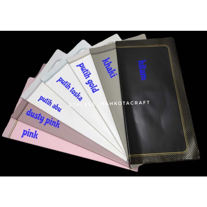 kertas cellophane list polkadot