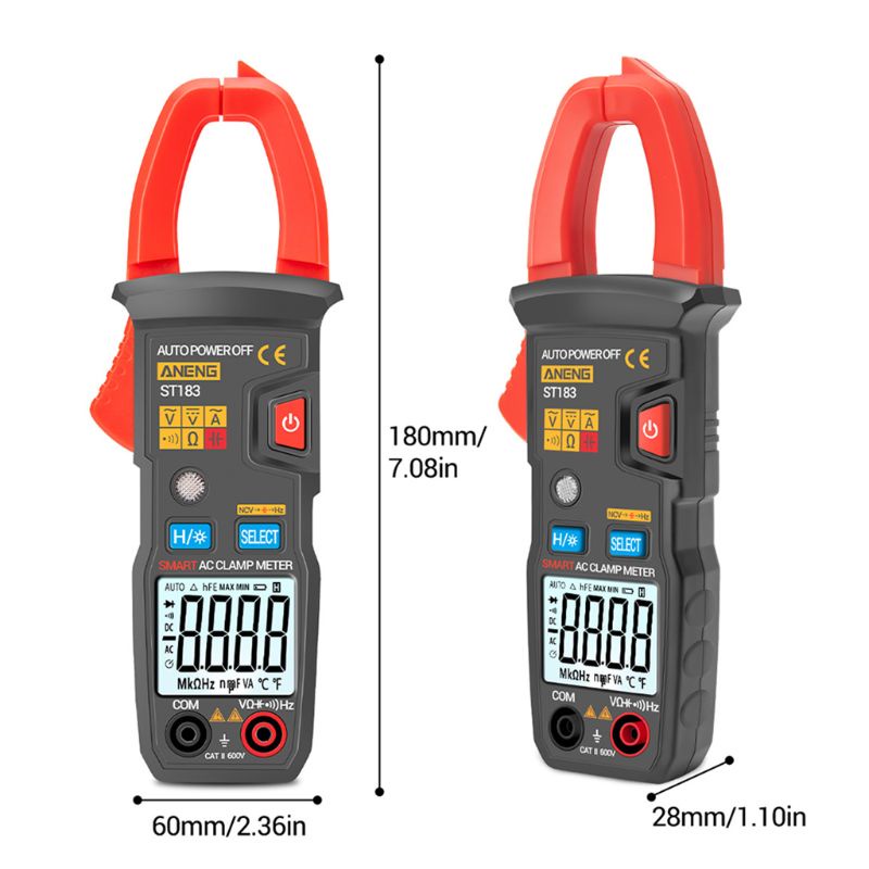 Mary ST181 Multimeter Ammeter Digital DC / AC 6000 Hitungan Untuk Mobil