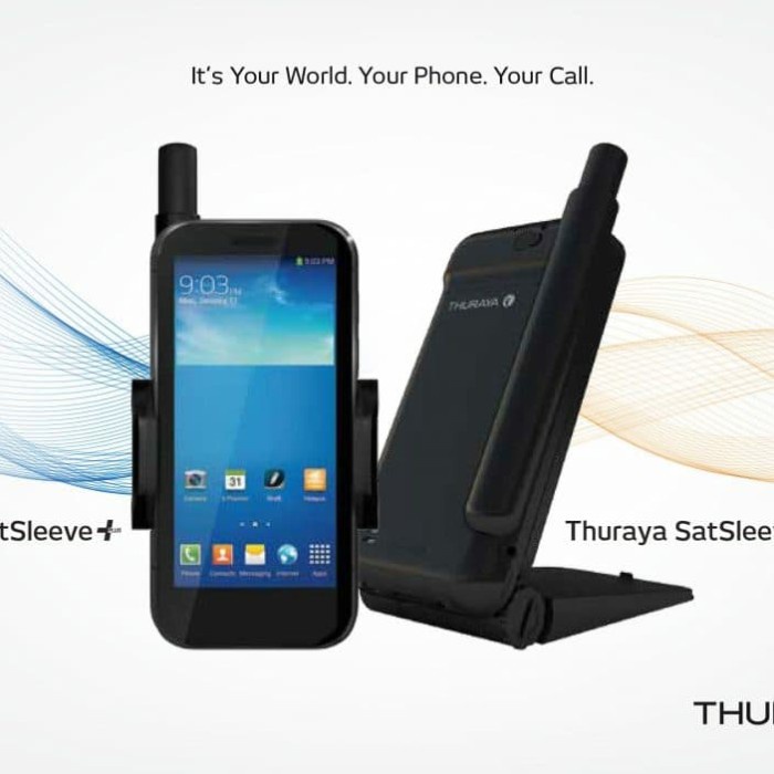 Telepon Satelit Thuraya Satsleeve Plus