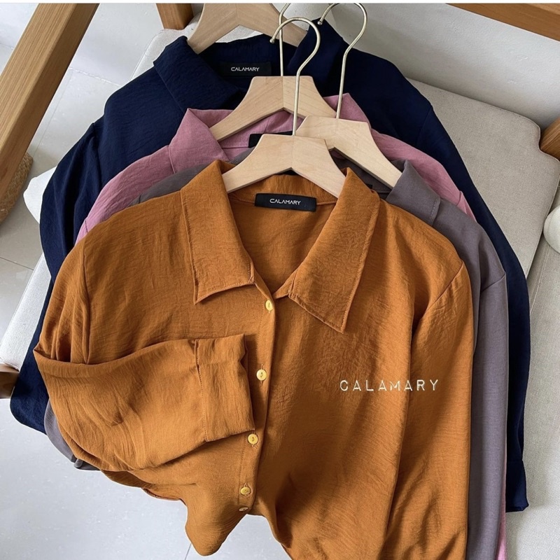 RAYCERY KEMEJA BASIC COTTON CRINKLE C1