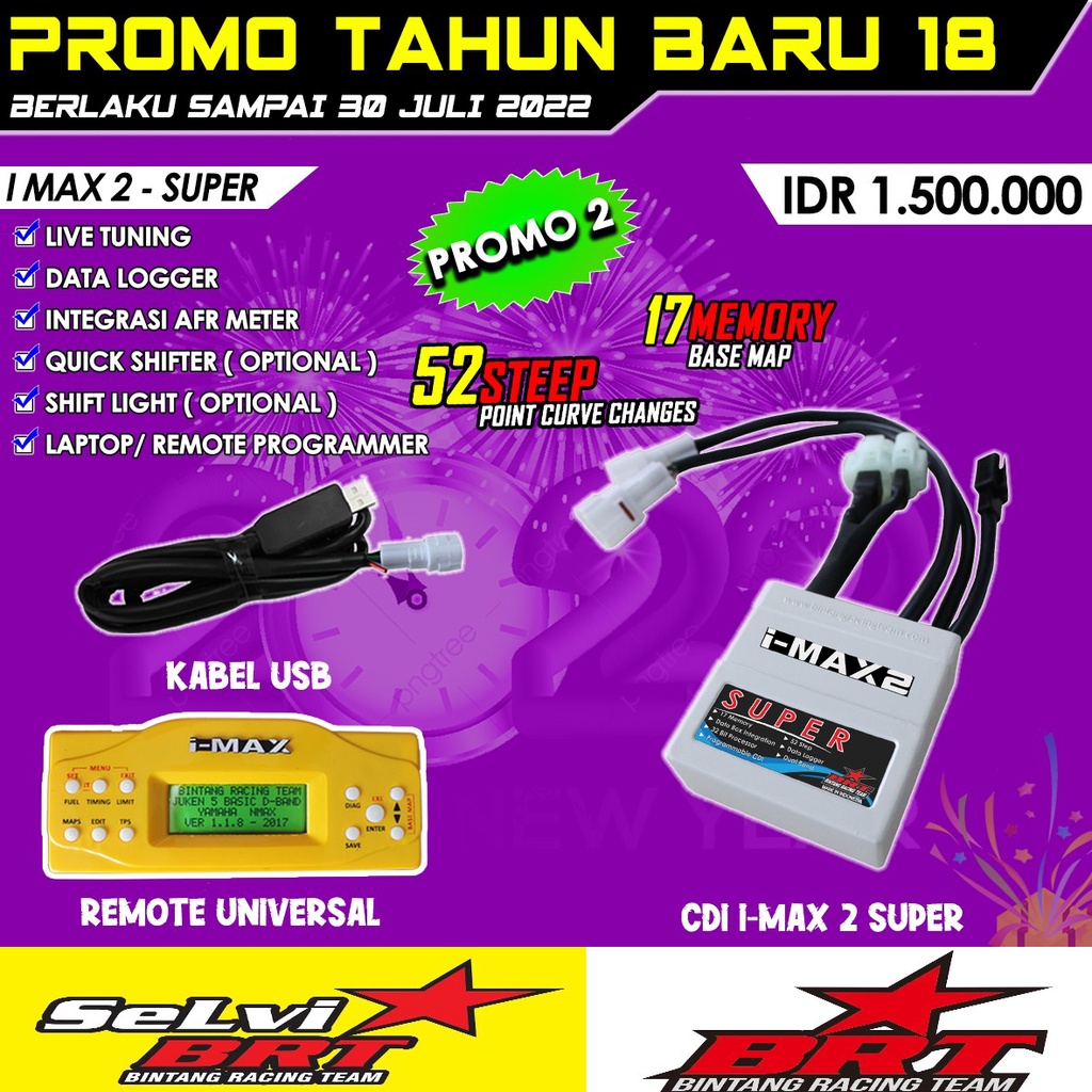 IMAX 2 SUPER BRT CDI 52 STEP TIGER DC SCORPIO DC FIZR MEGAPRO NEW