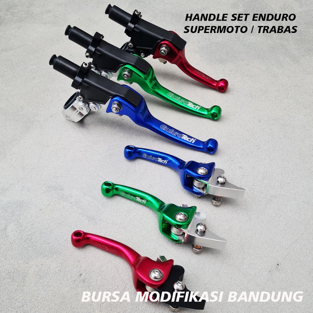 HANDLE ENDURO TECH/ HUTECH REM DAN KOPLING UNIVERSAL SEMUA MOTOR