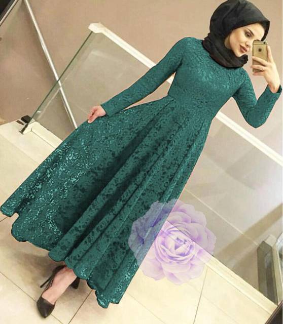 XVC - Maxi YUNI Brukat UKURAN (L - XXXL) / Maxi Terbaru / Maxi Dress Kekinian / Fashion Muslim-1