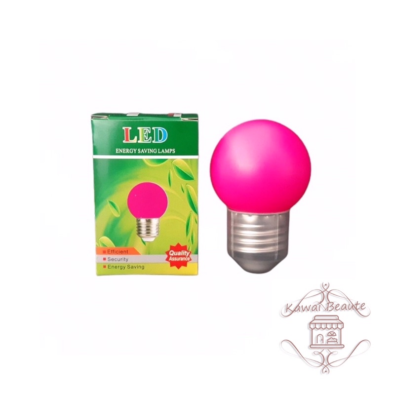 Lampu Led Cosco Ping Pong 3 Watt Warna (Merah - Kuning - Hijau - Biru - Putih) Isi 200 pcs/ctn