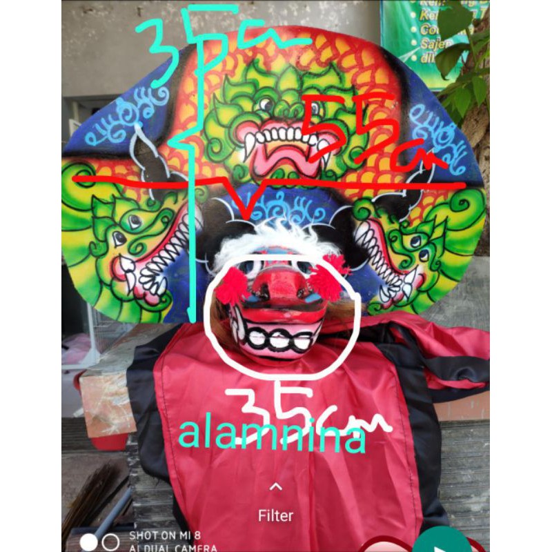 barongan kayu Anak anak