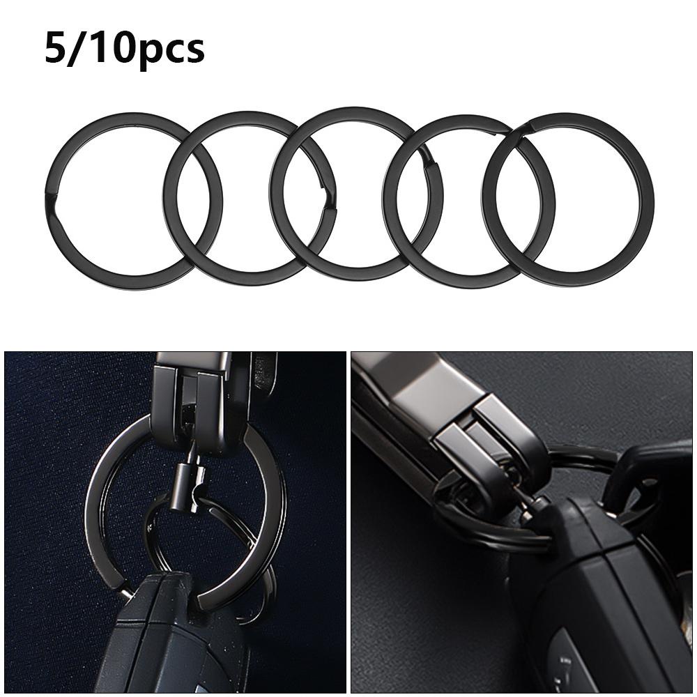 Suyo 5/10pcs Kunci Ring DIY Outdoor Tools Locking Key Holder Carabiner