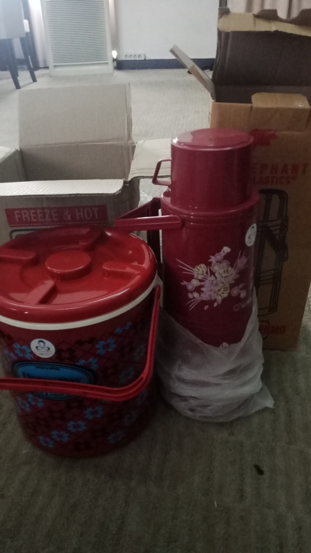 Termos Air Panas Merk Elephant Handy Thermo Vacuum Flask Ht 500