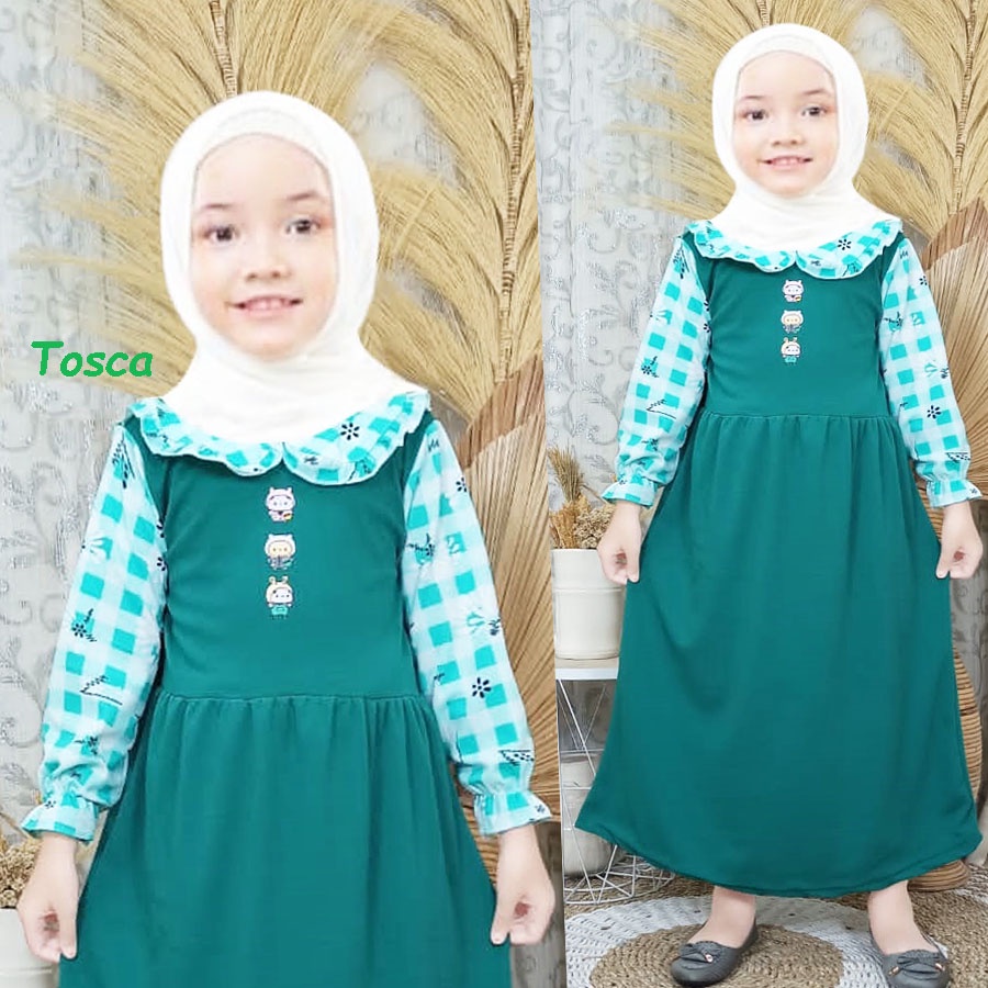 GAMIS RAYYA DRESS ANAK 3-12Tahun GL FASHION