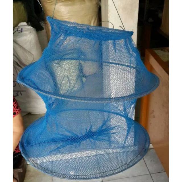 Korang udang 3 ring polynet biru