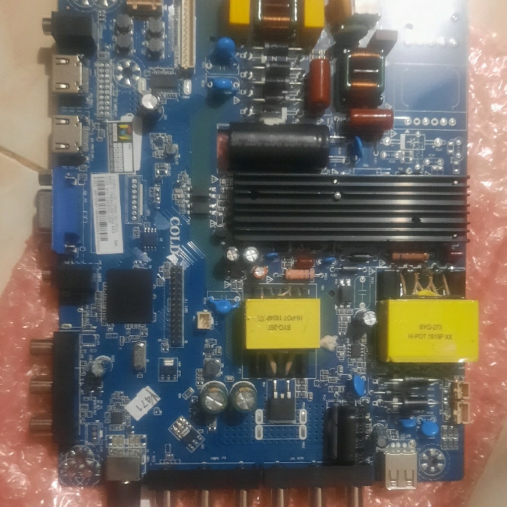 Mb - Mainboard - Motherboard - Mobo - Micom - Modul - Mesin LED Tv Polytron PLD43D150C - PLD43D150 -