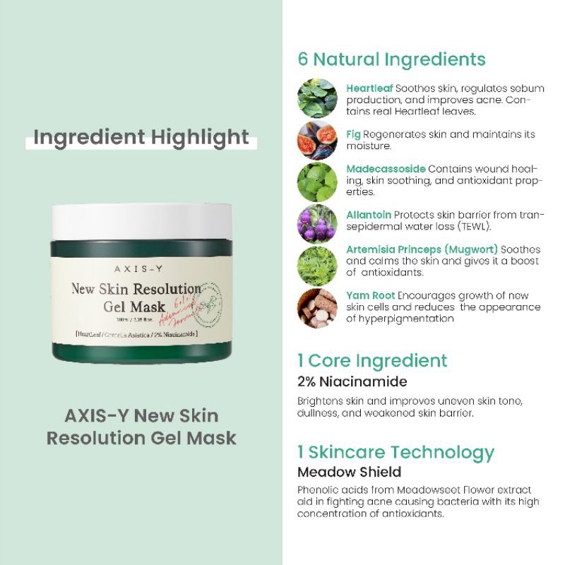 AXIS-Y New Skin Resolution Gel Mask