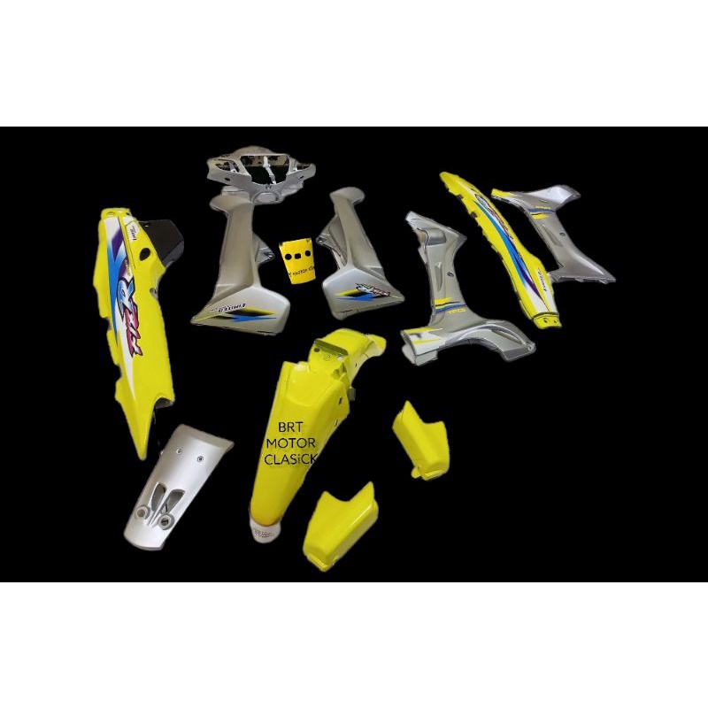 cover body fiz r full set halus bodi fiz r full body fiz r halus kuning silver