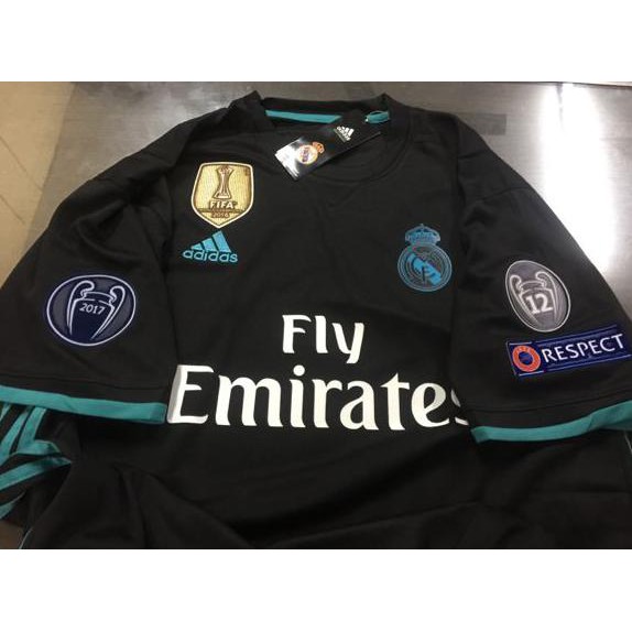 Dijual Jersey Baju Bola Real Madrid Away 2017/2018 Fullpatch Ucl Grade Ori Berkualitas