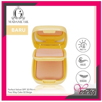 FOREVER YOUNG - Madame Gie Perfect Velvet SPF 30 Two Way Cake - MakeUp Bedak Padat