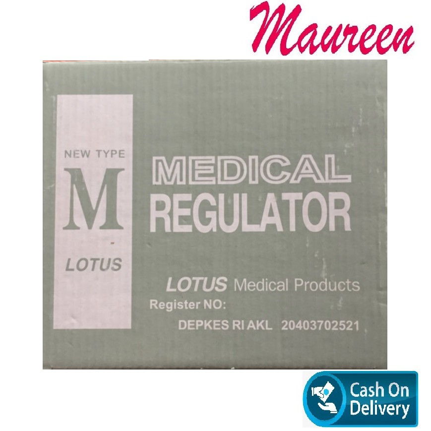 [COD] LOTUS Regulator Tabung Oksigen Lotus Original / Chrona Medical Oxygen Regulator