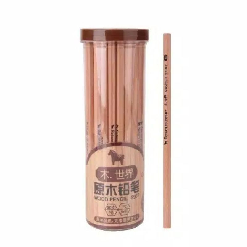 

Pensil Kayu Grafit 2B - isi 50 pcs ( Beli 1 Bonus 1 Box)