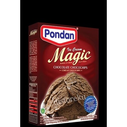 bubuk es krim instan coklat pondan ice cream magic chocolate 160gr