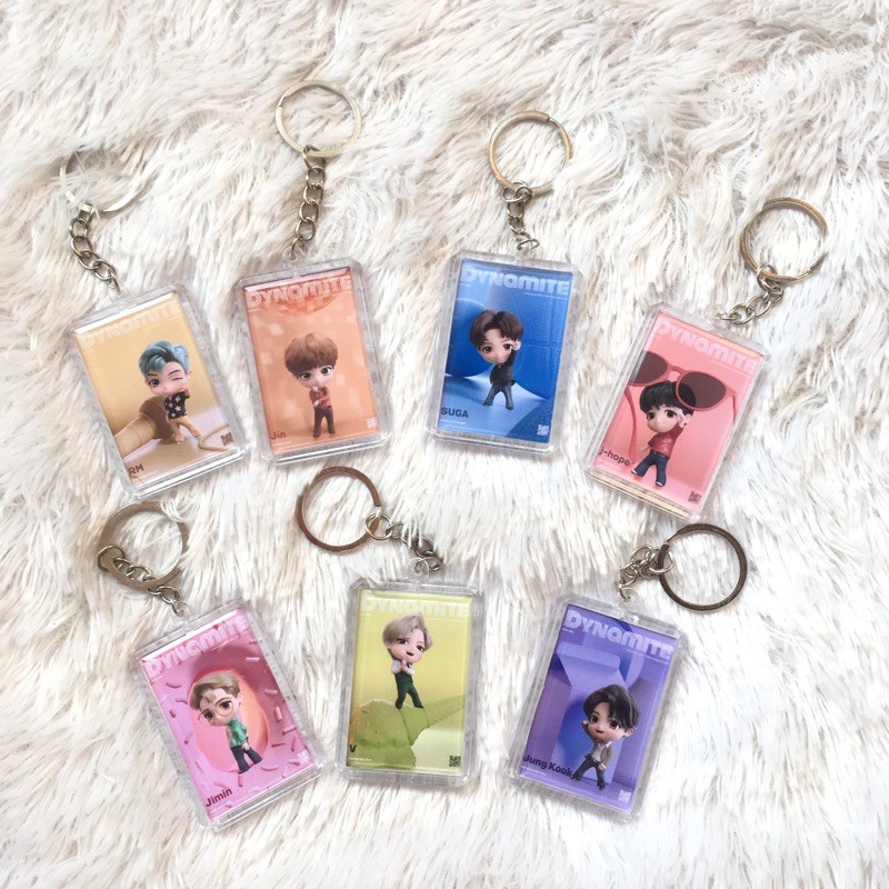 [kstuffind] BTS TINY TAN DYNAMITE GANTUNGAN KUNCI ACRYLIC TINY TAN GANCI AKRILIK DINAMIT BTS MURAH