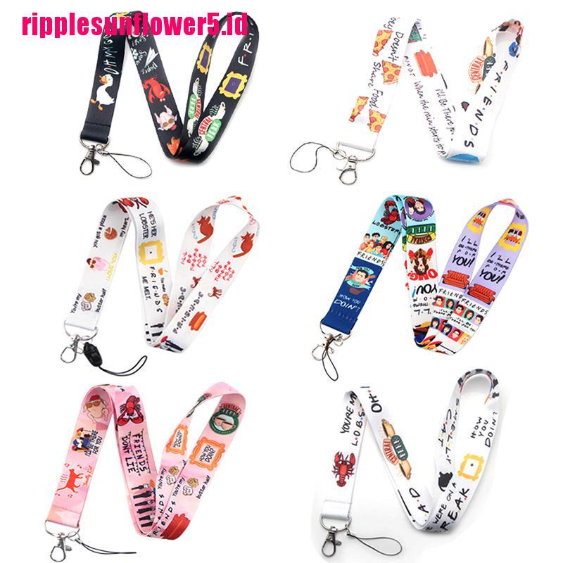 # Kaos T-Shirt Wanita Lengan Pendek Motif Print #Strap Leher Holder Kartu Id / Kunci / Handphone
