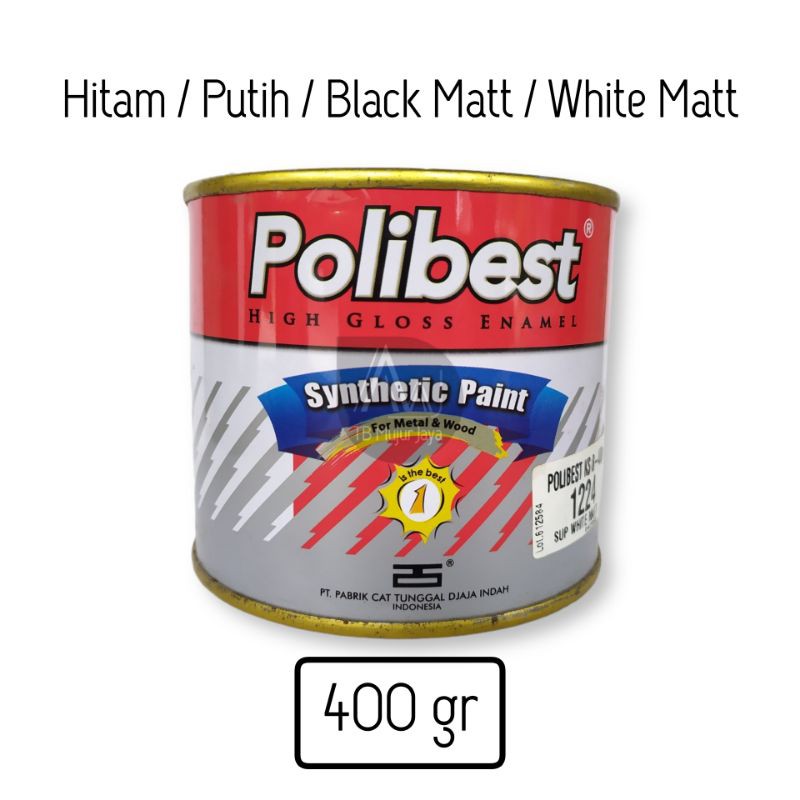 

Polibest Cat Kayu dan Besi 400 gr Hitam / Putih / Black Matt / White Matt