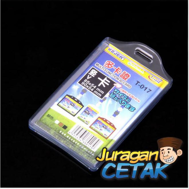 

Case Id Card Tempat Kartu Card Holder Double Bolak Balik Kajea Impor List Baik