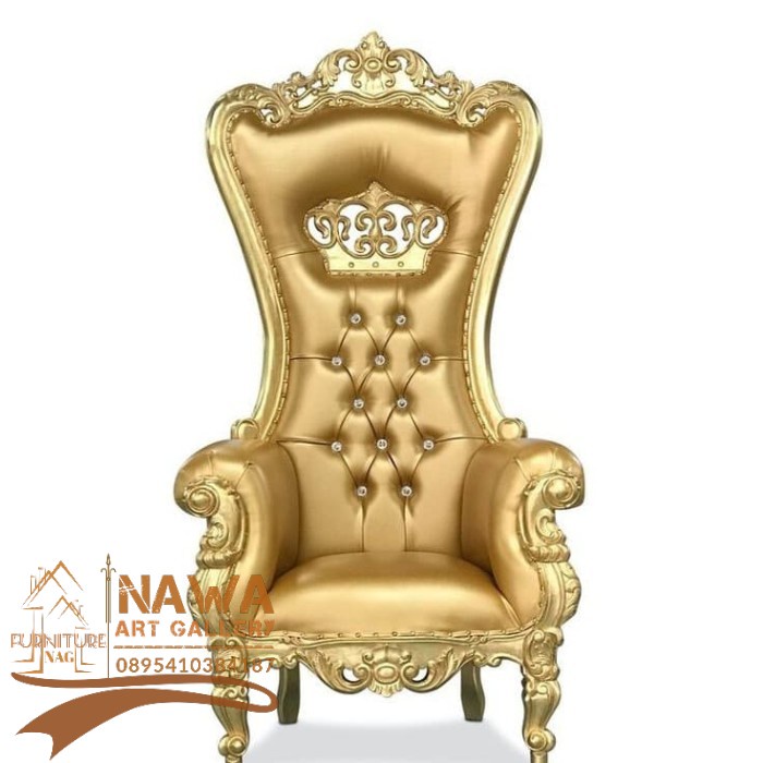 KURSI SOFA SYAHRINI MEWAH GOLD