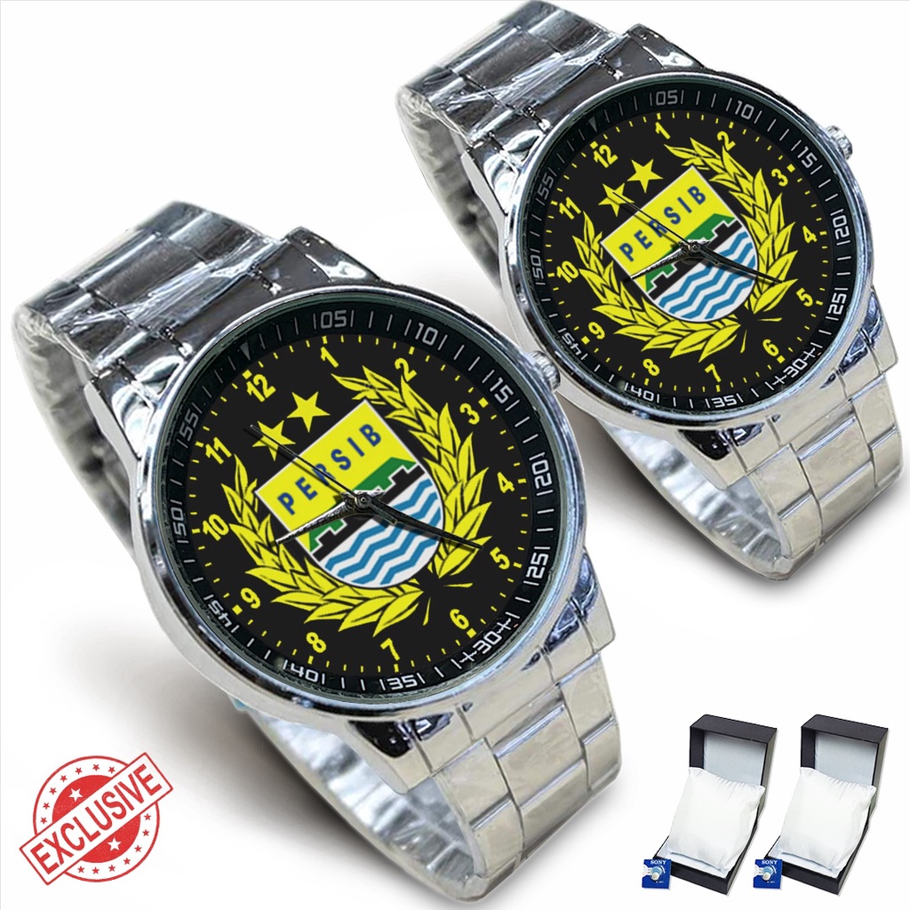 Jam Tangan Rantai Couple PERSIB BANDUNG - 04 (Awesome)