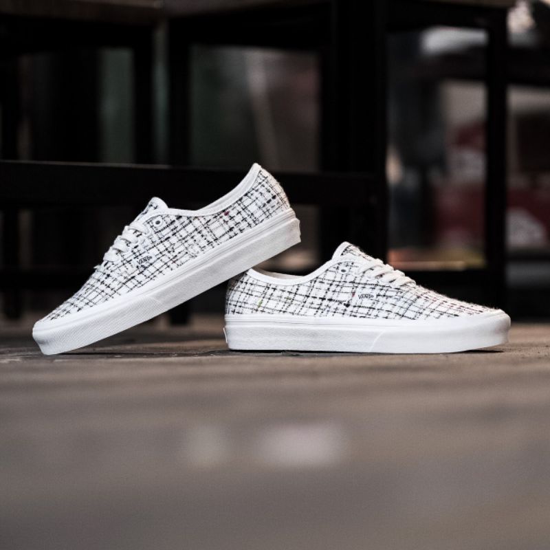 Vans Authentic Classic Woven Plaid White Original 100% Guarantee | BNIB