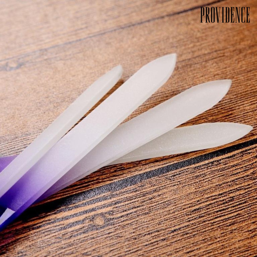 Providence 4 Pcs Durable Glass Nail Files Nail Art Acrylic Tip Buffer Buffing Manicure Tool