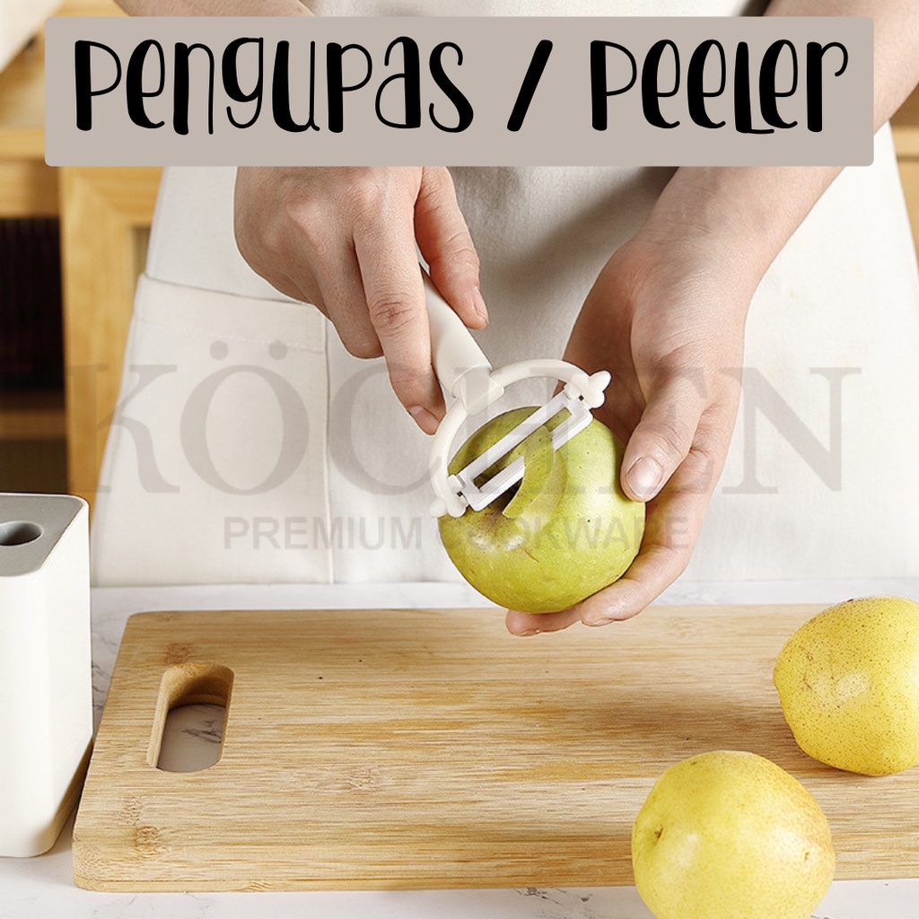 MYKOCHEN.INA Kitchen Gadget Tools Set 5in1 Gunting Peeler Pisau Perlengkapan Dapur Premium