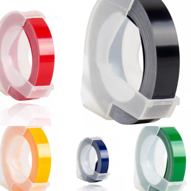 

[KODE IMFUH] Refill Tape Laber Maker merk Cidy emboss 3m x 9mm - BASIC COLOR (HARGA GROSIR)