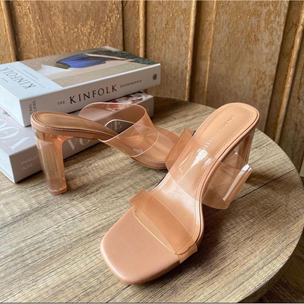 SANDAL WANITA ZS-799 VINLY HEELS 9CM