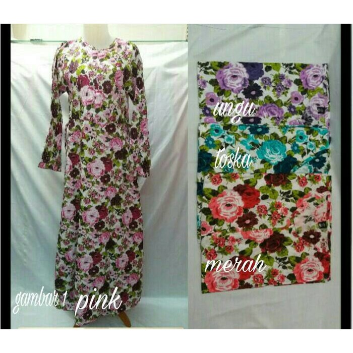 BAJU GAMIS KATUN JEPANG LOKAL SYARII TERMURAH BAJU GAMIS KATUN JEPANG LOKAL SYARII TERMURAH