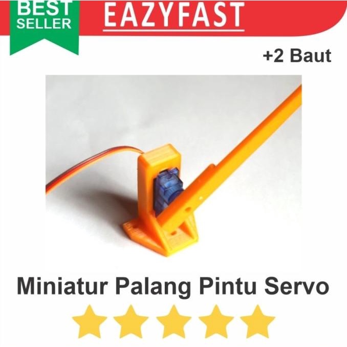 Jual Miniatur Simulasi Pintu Gerbang Parkir Palang Kereta Servo Gate