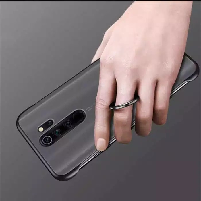 Hard Case SAMSUNG J7 PRIME SAMSUNG A71 Frameless Transparent Matte Fingger Ring Casing