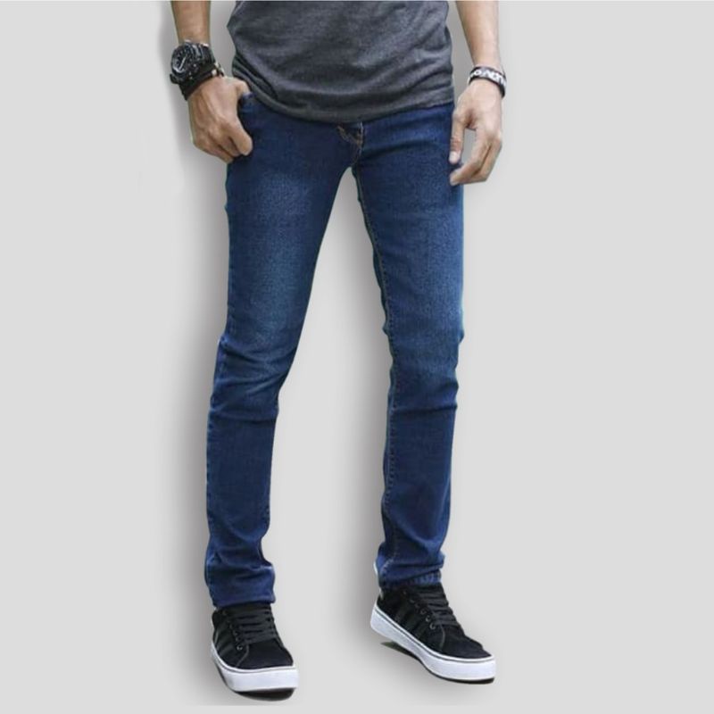 Celana Jeans Panjang Pria Slimfit Stretch Soft Jeans Melar