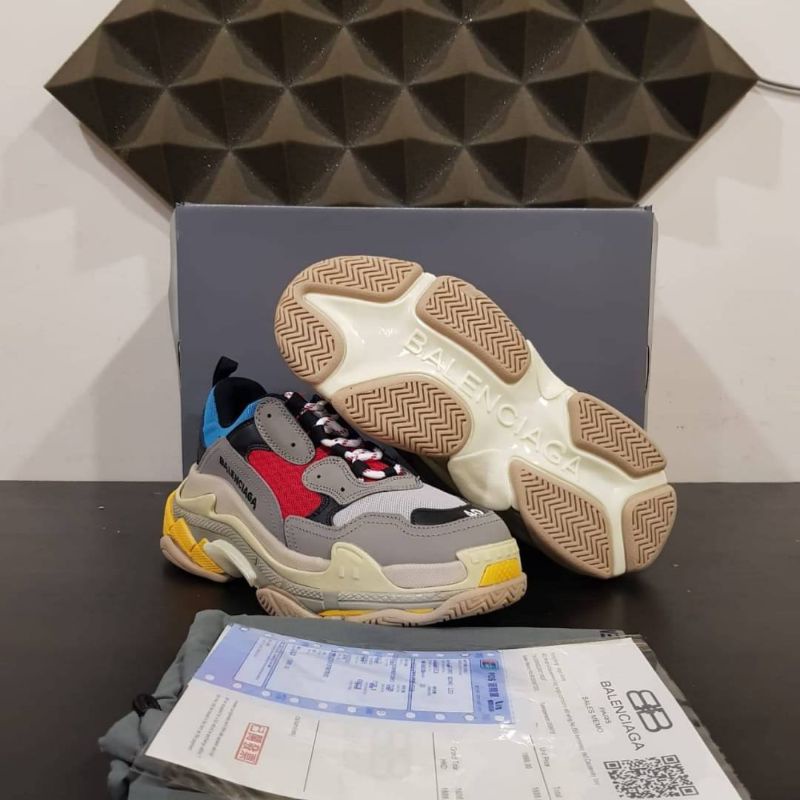 Balenciaga Triple S Red Blue