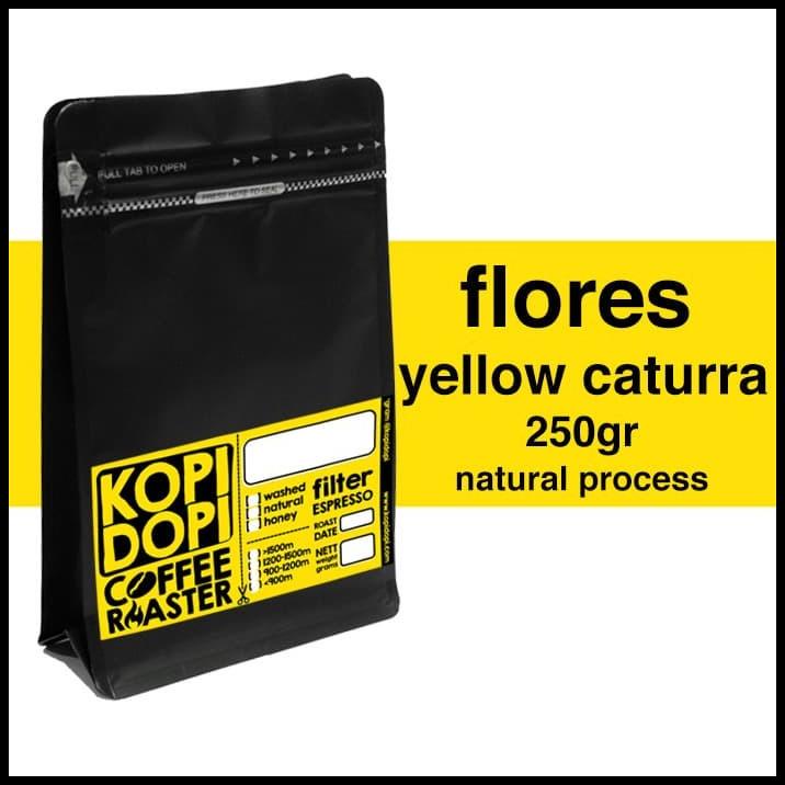 

Biji Kopi Arabica Flores Yellow Caturra 250Gr 250G 250 Gram
