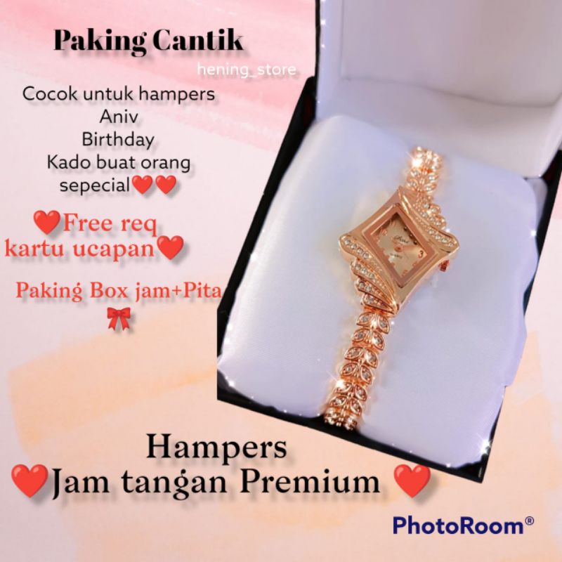 ❤️Premium ❤️Gift box wanita,kado ulang tahun pacar cewe,kado jam tangan mini gift box
