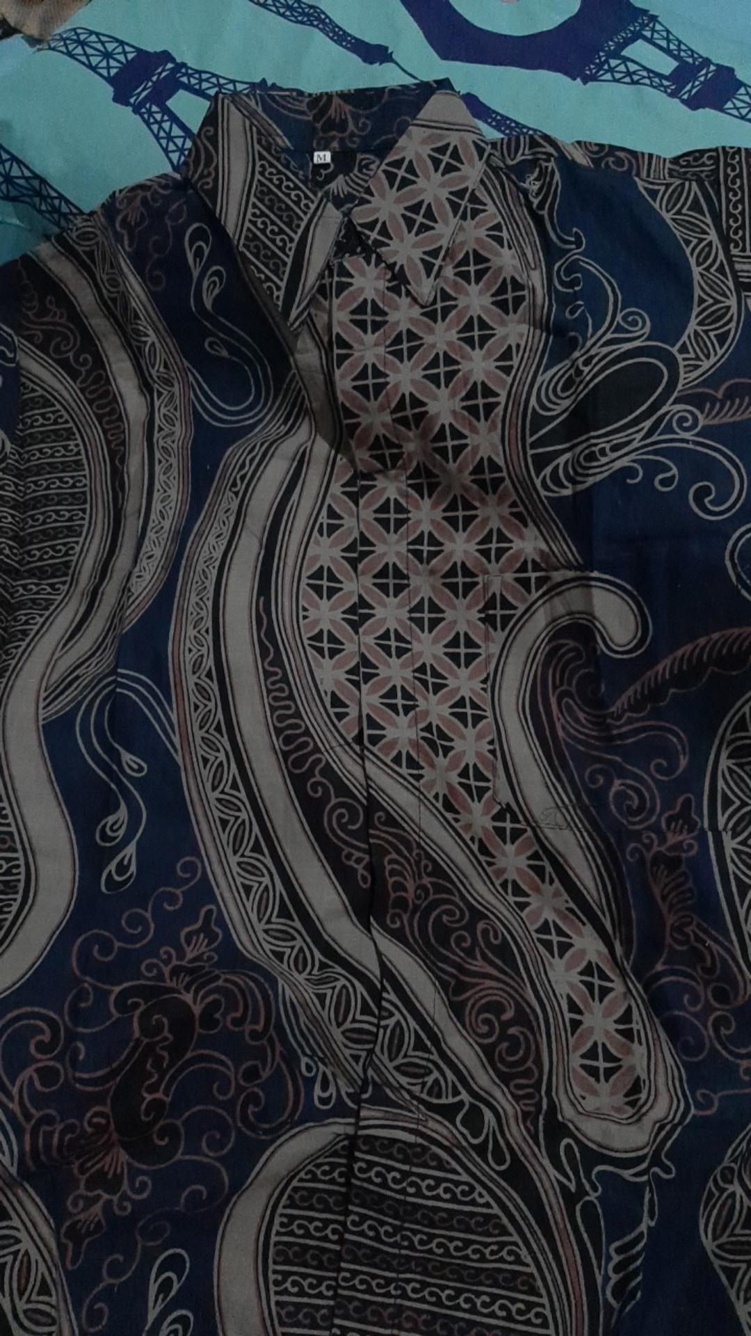 New Arrival Distro Batik Pria Original Bordir Sogan Hrb026 Batikaf Notoarto Kemeja Batik Slimfit