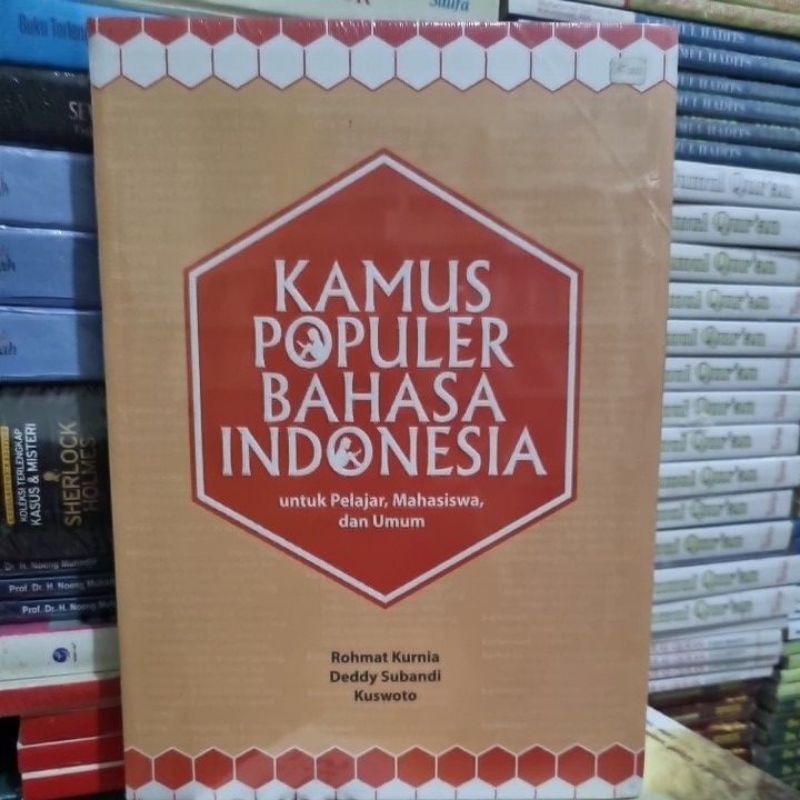 Jual Buku Kamus Populer Bahasa Indonesia Untuk Pelajar Mahasiswa Dan ...